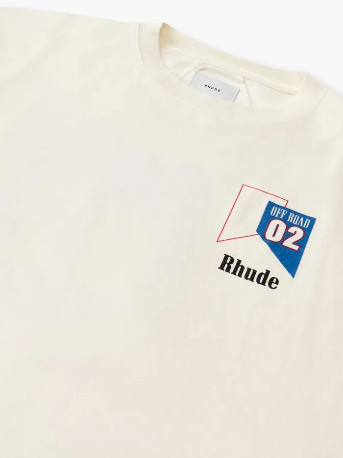 Men Rhude Tees 02 TEE Vtg White