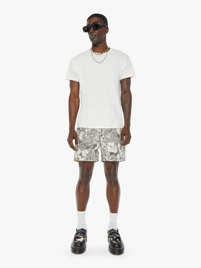 Men Shorts Mother Denim The Big Shot Prep Short Black