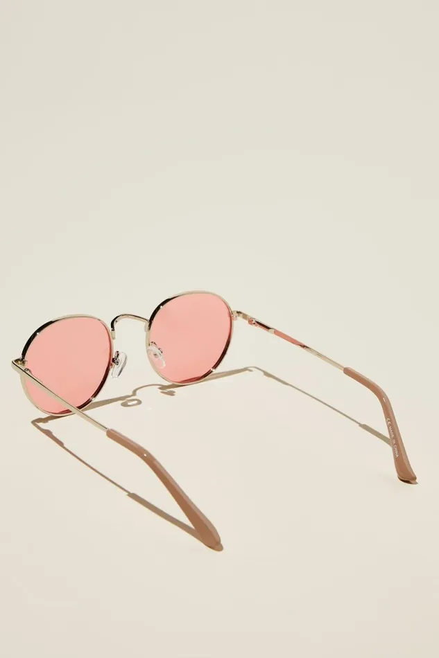 Men Sunglasses Cotton On Bellbrae Polarized Sunglasses Silverbrownpink