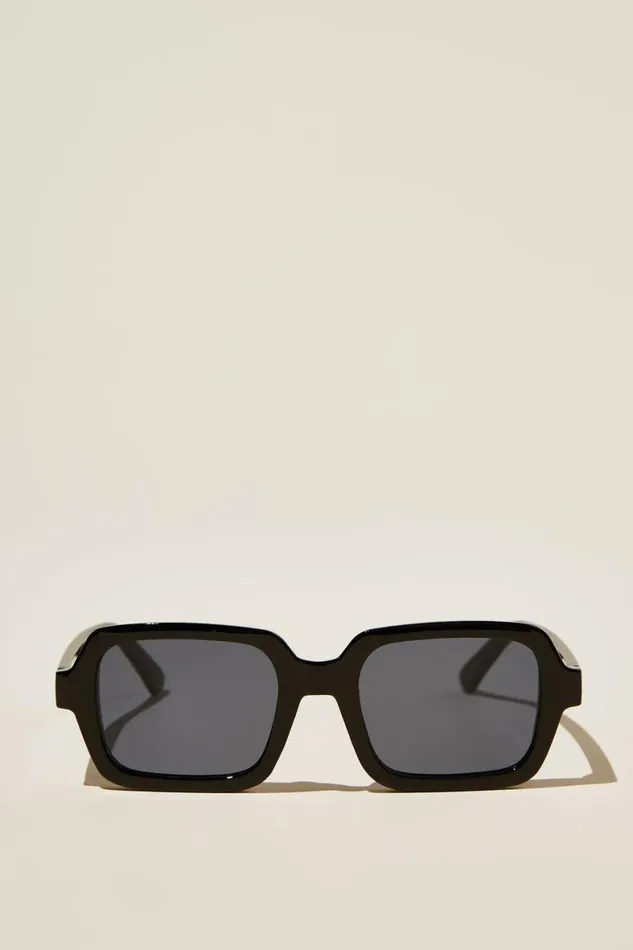 Men Sunglasses Cotton On The Cruiser Sunglasses Blackblack Smoke