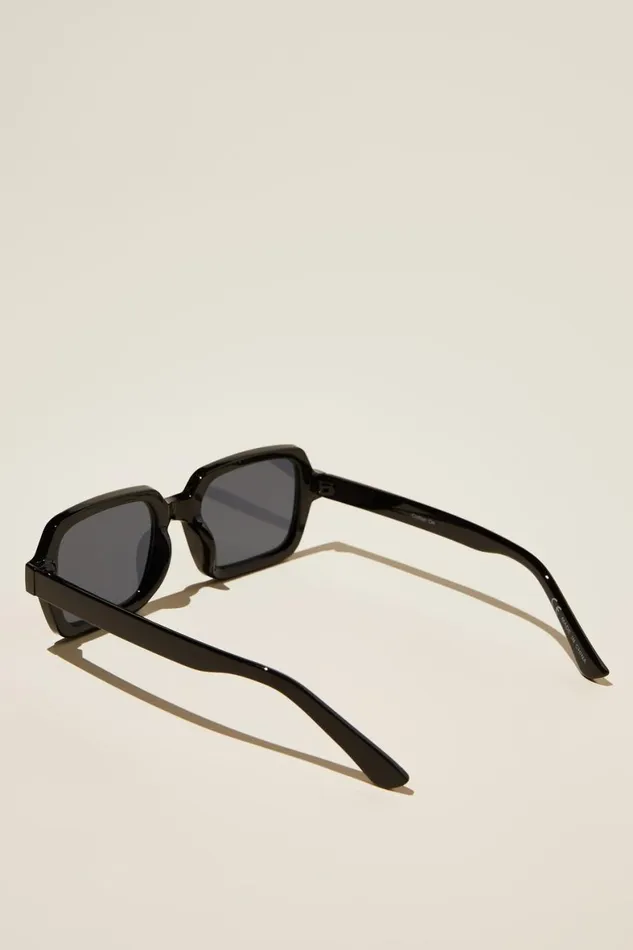 Men Sunglasses Cotton On The Cruiser Sunglasses Blackblack Smoke