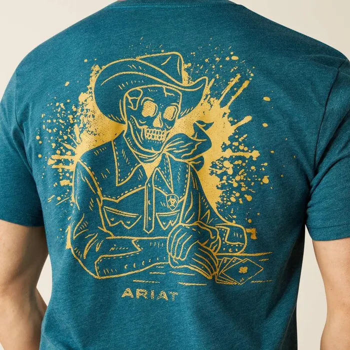 Men TShirts and Polos Ariat Ariat Played Out TShirt Deep Sea Heather Men TShirts and Polos Ariat Ariat Played Out TShirt Deep Sea Heather