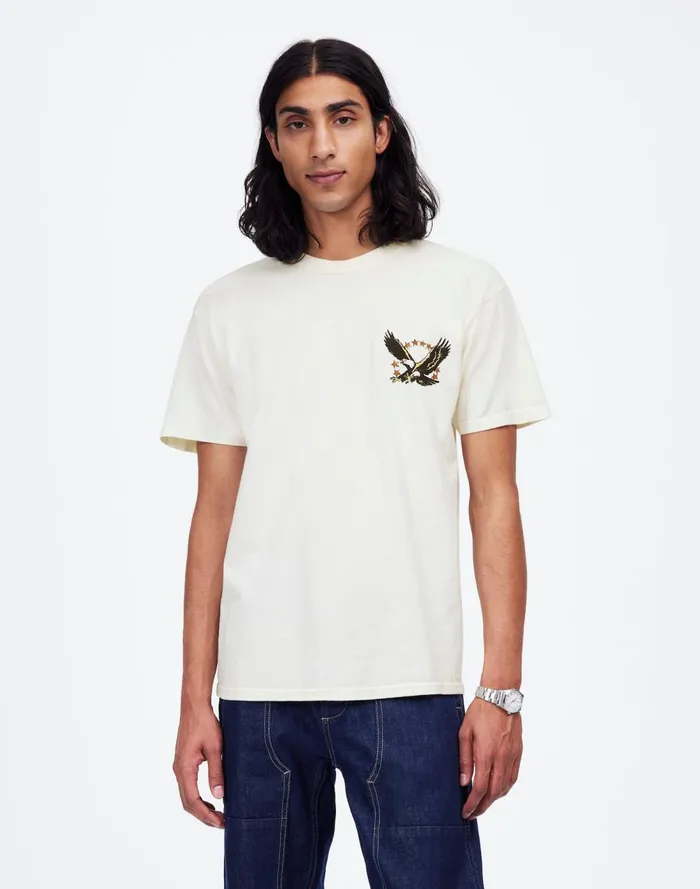 Men Tees Madewell One Of These Days Screaming Eagle Graphic Tee Bone