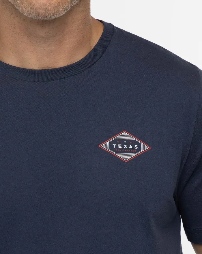 Men Tees TravisMathew ELBOW ROOM TEE Mood Indigo Men Tees TravisMathew ELBOW ROOM TEE Mood Indigo