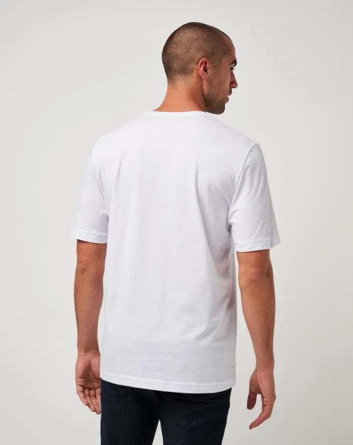 Men Tees TravisMathew LOS ANGELES DODGERS SUNSET SLAM TEE White