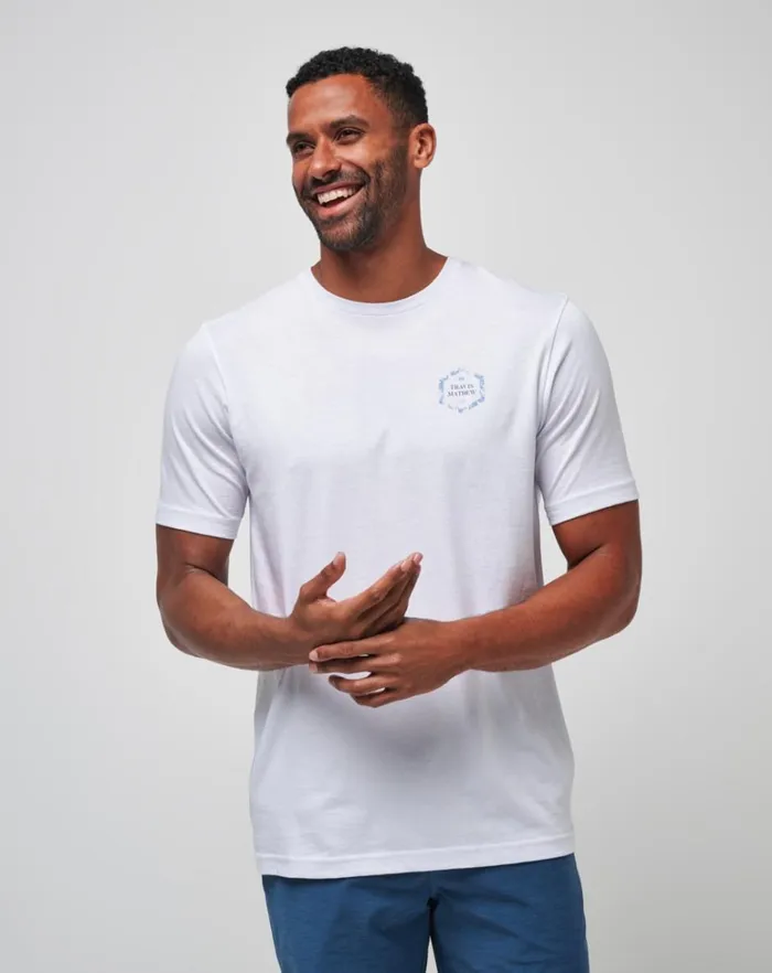 Men Tees TravisMathew OCEAN JEWEL TEE White
