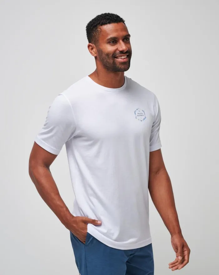 Men Tees TravisMathew OCEAN JEWEL TEE White