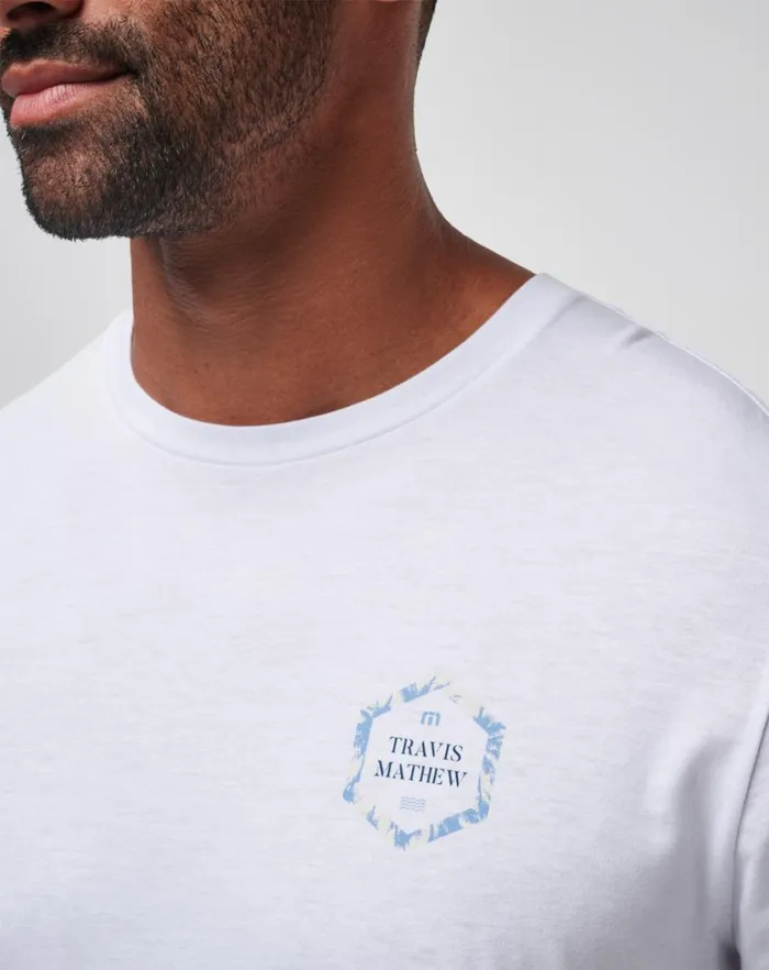 Men Tees TravisMathew OCEAN JEWEL TEE White