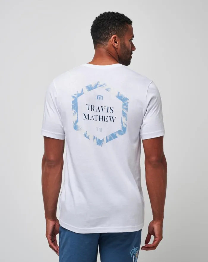 Men Tees TravisMathew OCEAN JEWEL TEE White