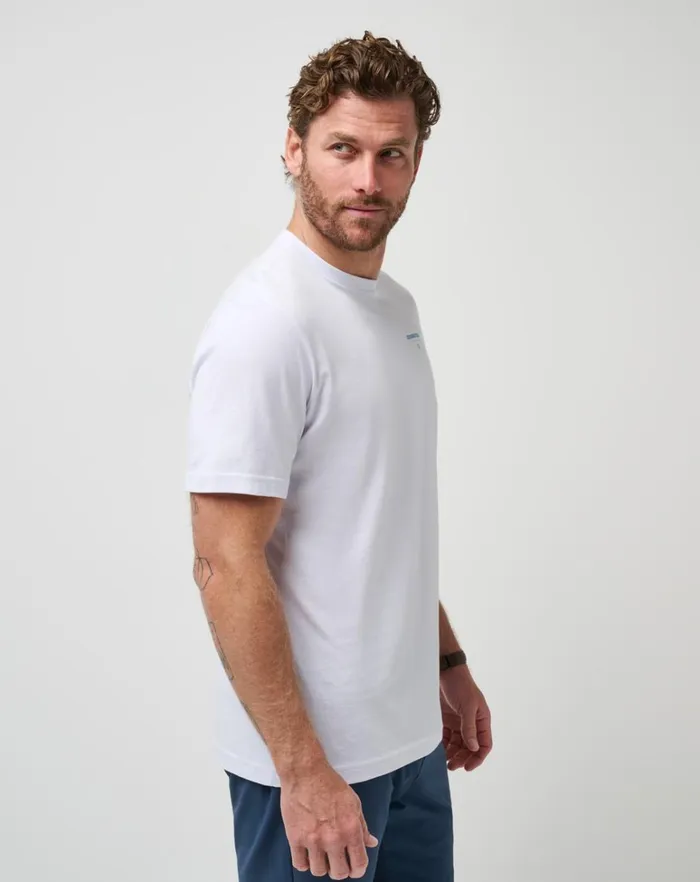 Men Tees TravisMathew SPIKED SELTZER TEE White