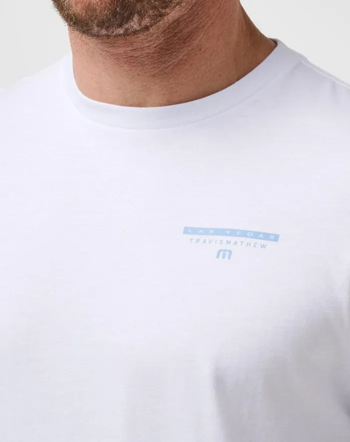 Men Tees TravisMathew SPIKED SELTZER TEE White