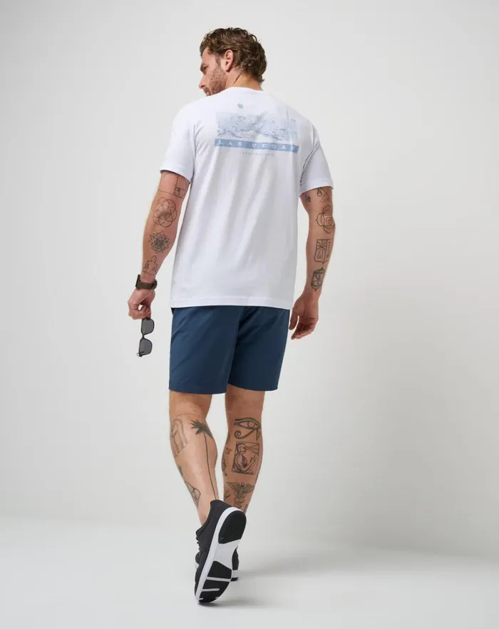 Men Tees TravisMathew SPIKED SELTZER TEE White