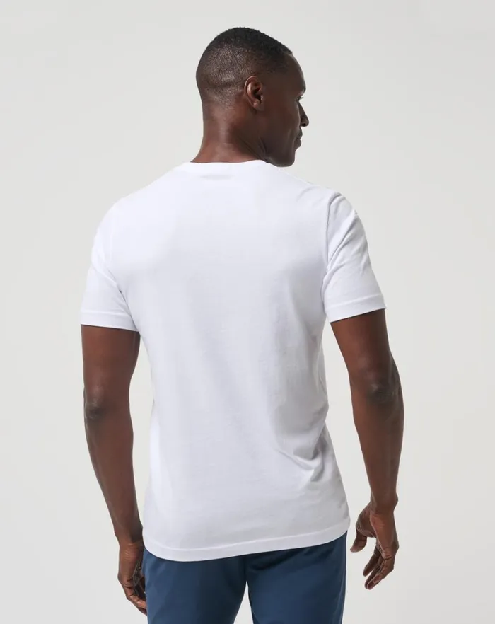 Men Tees TravisMathew STAR BRIGHT TEE White Men Tees TravisMathew STAR BRIGHT TEE White