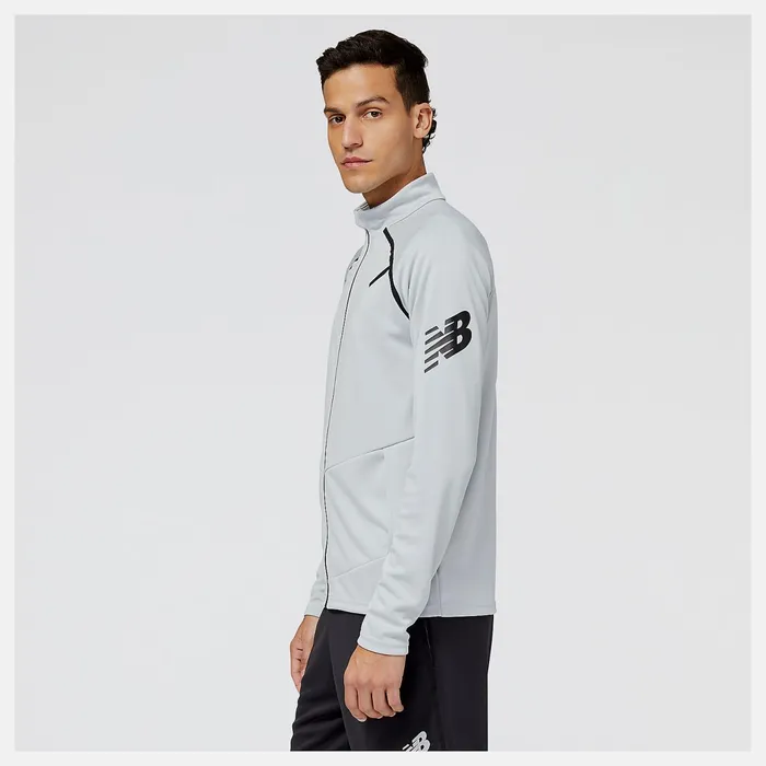Men Tenacity Football Training Track Jacket Light Aluminum New Balance Jackets and Vests Men Tenacity Football Training Track Jacket Light Aluminum New Balance Jackets and Vests
