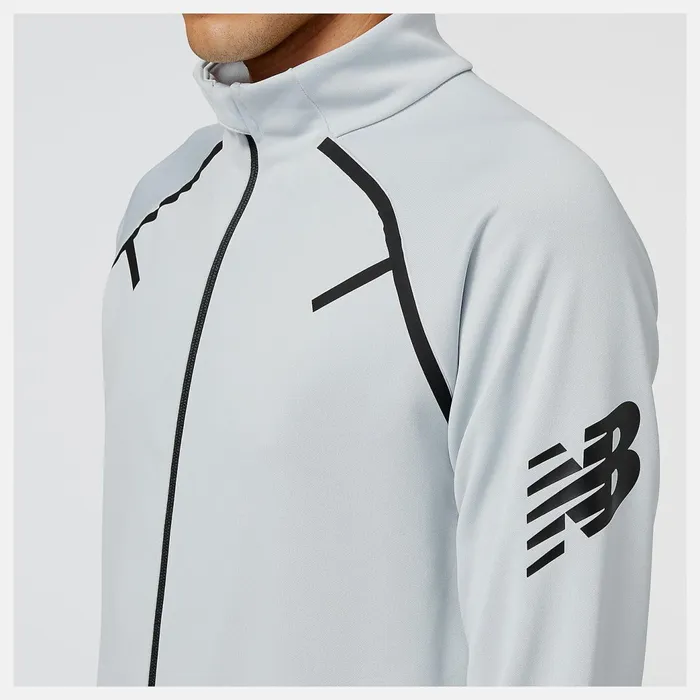 Men Tenacity Football Training Track Jacket Light Aluminum New Balance Jackets and Vests Men Tenacity Football Training Track Jacket Light Aluminum New Balance Jackets and Vests