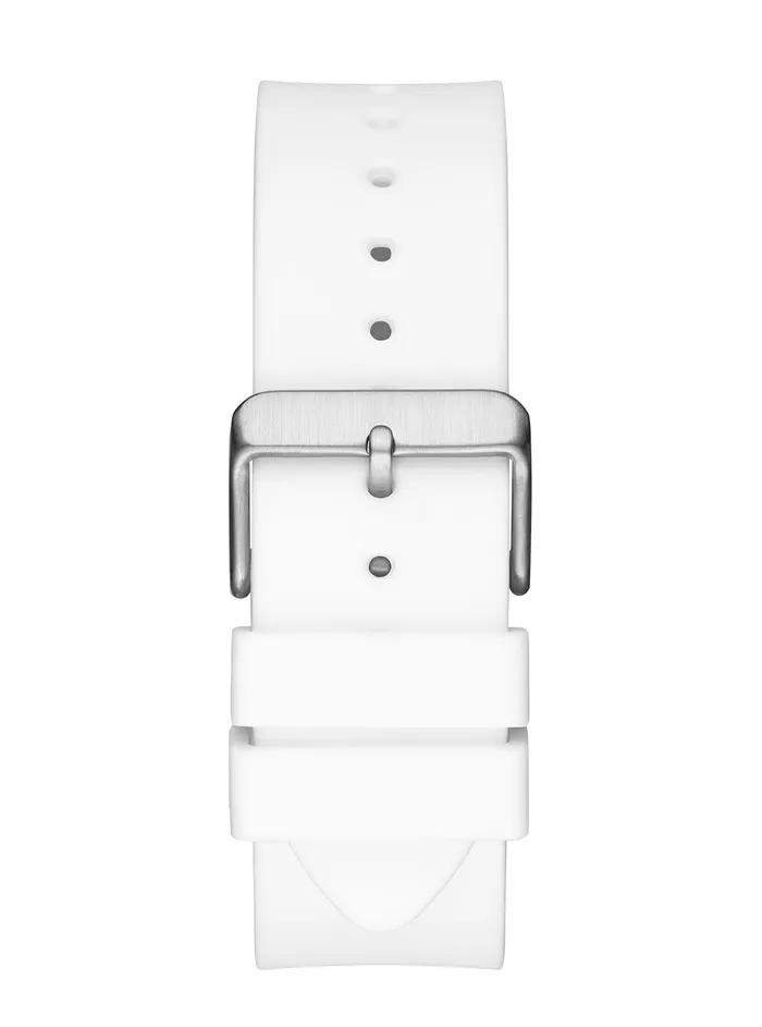 Men Watches GUESS White Phoenix Silicone Watch Men Watches GUESS White Phoenix Silicone Watch
