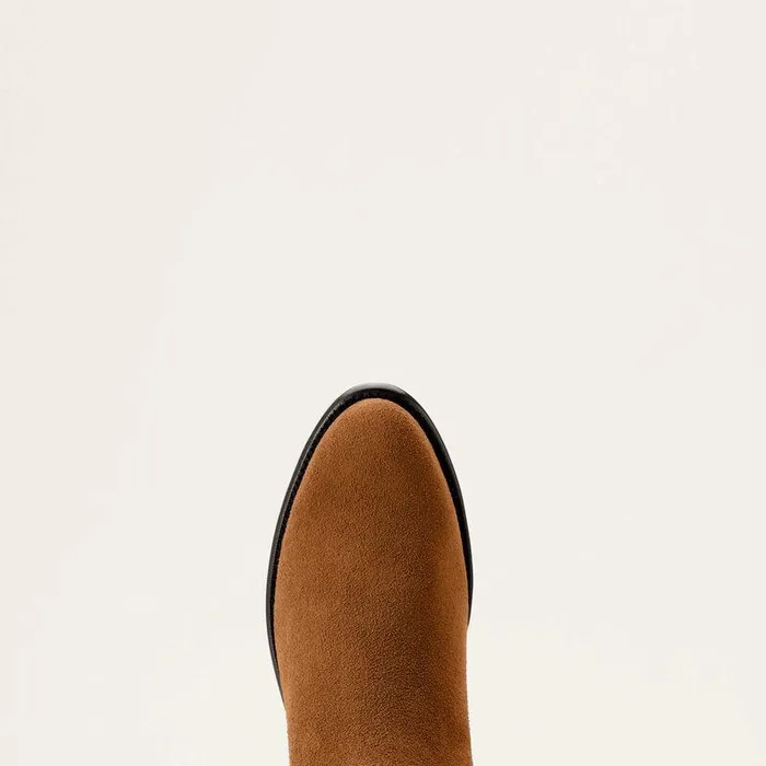 Men Western Boots Ariat Bench Made Reed Western Boot Oiled Tan Roughout