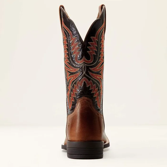 Men Western Boots Ariat Brush Creek Cowboy Boot Mesa Tanthunder Brown