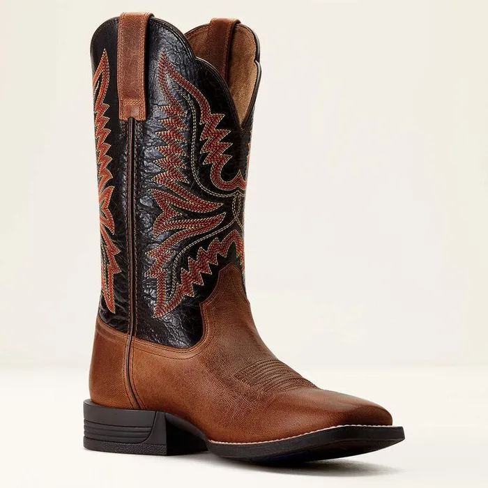 Men Western Boots Ariat Brush Creek Cowboy Boot Mesa Tanthunder Brown