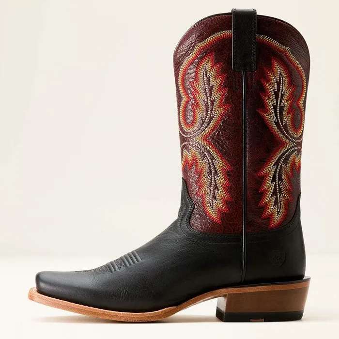 Men Western Boots Ariat Futurity Cashout Cowboy Boot Midnight Blackdark Brick