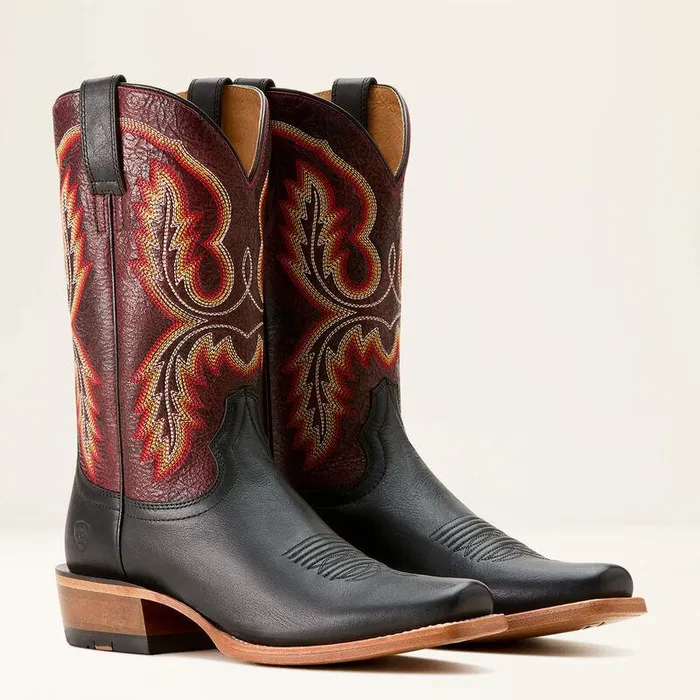 Men Western Boots Ariat Futurity Cashout Cowboy Boot Midnight Blackdark Brick