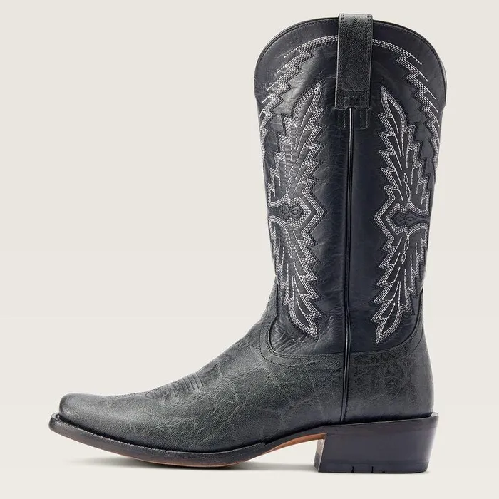 Men Western Boots Ariat Futurity Showman Cowboy Boot Black Elephant Print