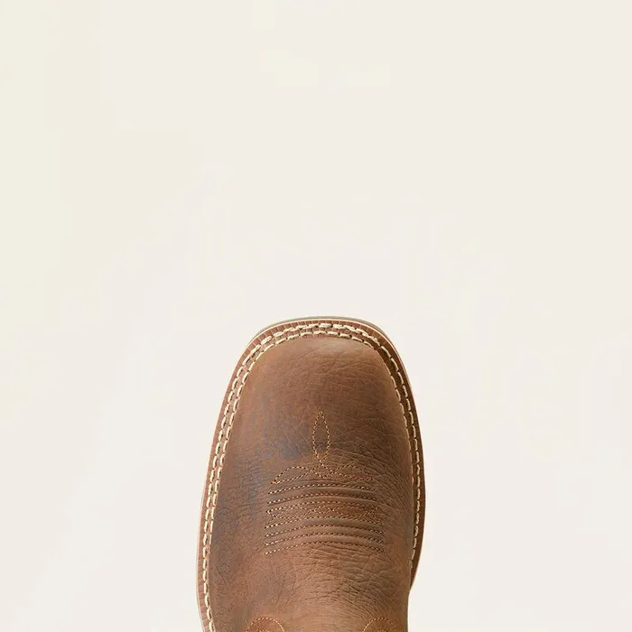 Men Western Boots Ariat Hybrid Rancher BOA Waterproof Cowboy Boot Acorn Brown