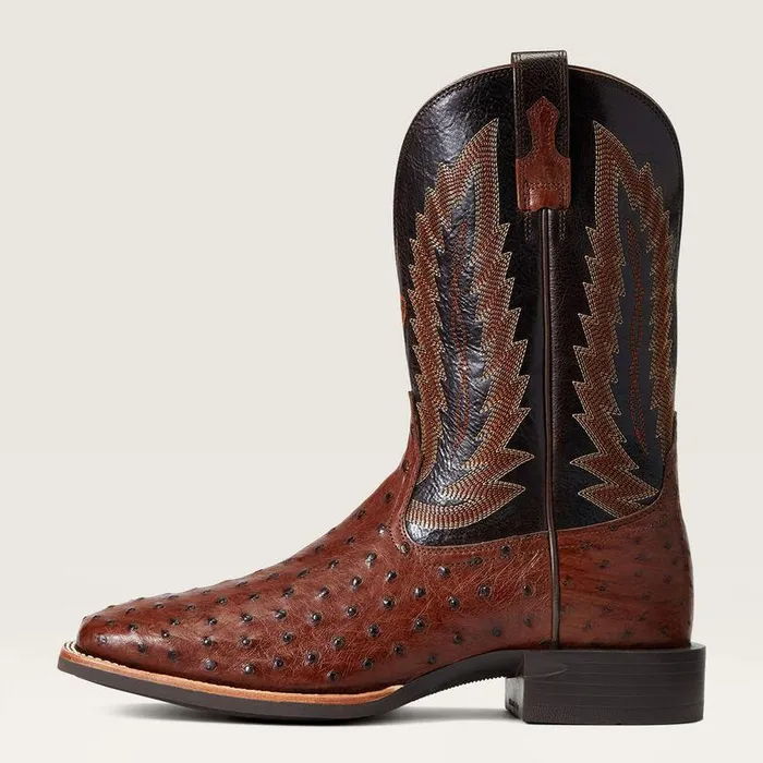 Men Western Boots Ariat Quantum Primo Western Boot Antique Tabac Fq Ostrich