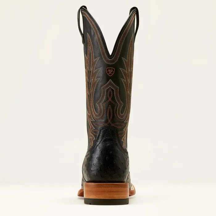 Men Western Boots Ariat Showboat Cowboy Boot Black Full Quill Ostrichancient Black Men Western Boots Ariat Showboat Cowboy Boot Black Full Quill Ostrichancient Black