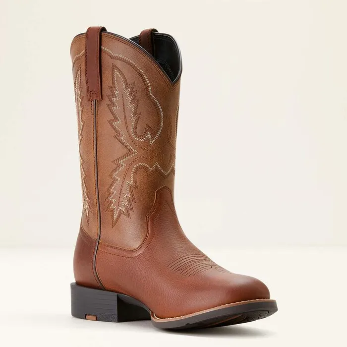Men Western Boots Ariat Sport Stratten Cowboy Boot Peanuttoasty Tan