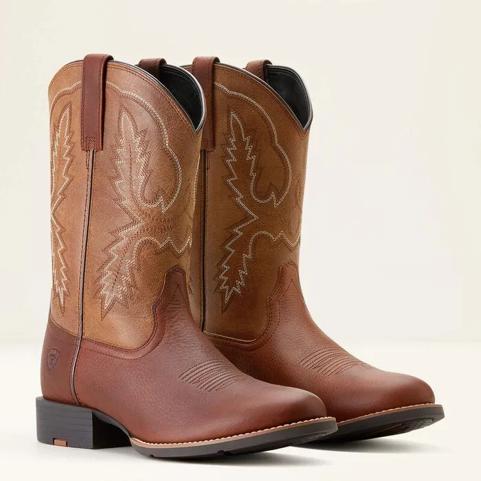 Men Western Boots Ariat Sport Stratten Cowboy Boot Peanuttoasty Tan