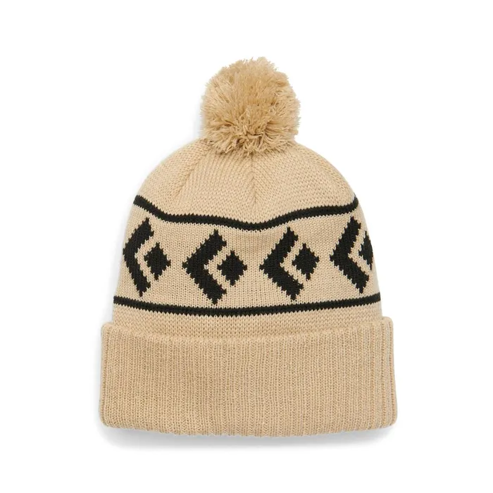 MenWomen Beanies Black Diamond Tom Pom Beanie