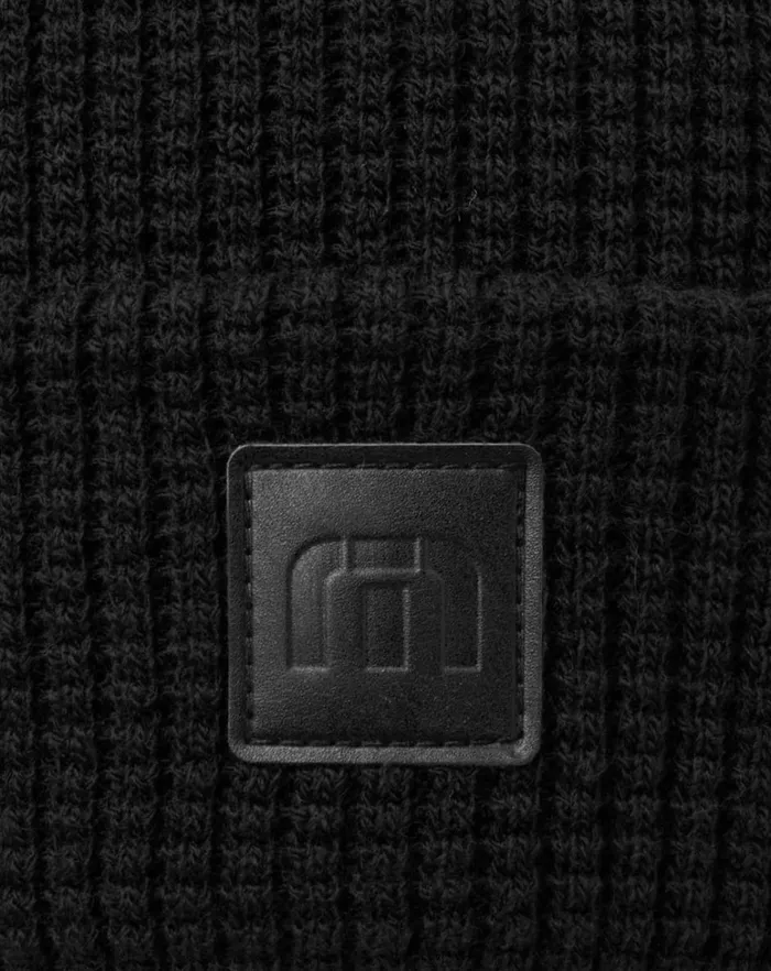 MenWomen Beanies TravisMathew CLOUD WAFFLE BEANIE Black MenWomen Beanies TravisMathew CLOUD WAFFLE BEANIE Black