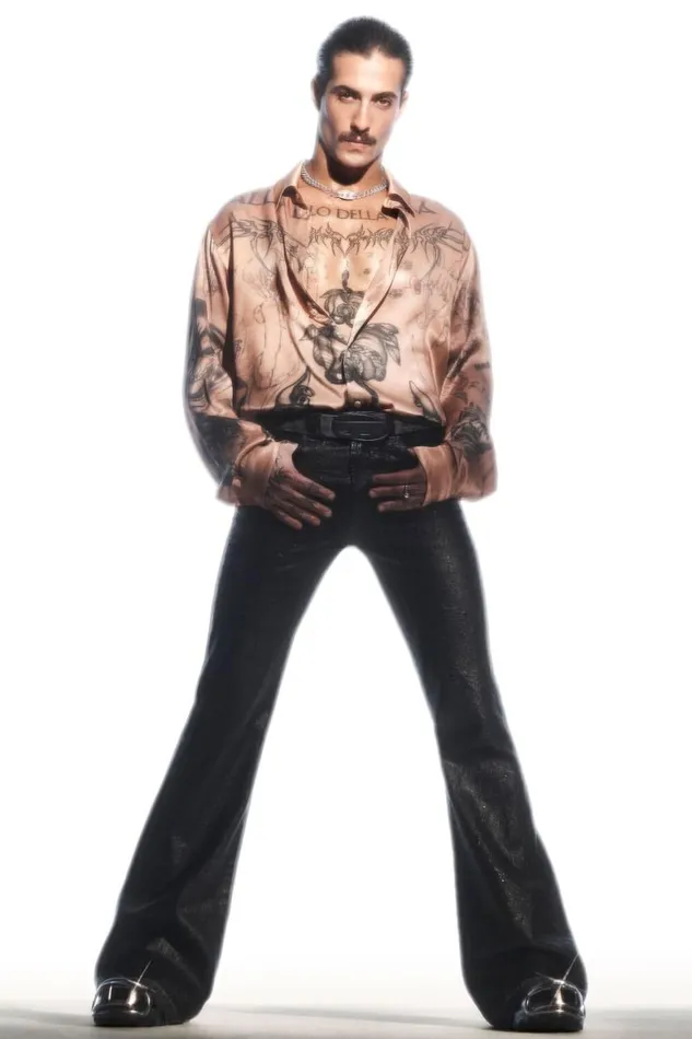 MenWomen Diesel Diesel X Damiano David Bootcut Jeans 1998 DBuck 0DBCV Blackdark Grey MenWomen Diesel Diesel X Damiano David Bootcut Jeans 1998 DBuck 0DBCV Blackdark Grey