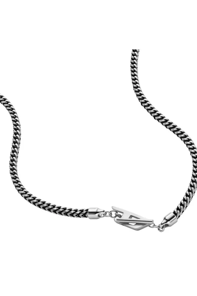 MenWomen Diesel Jewelry DX1552040 JEWEL Silverblack