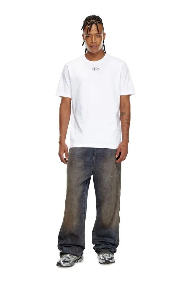 MenWomen Diesel TShirts and Polos TJUSTOD White