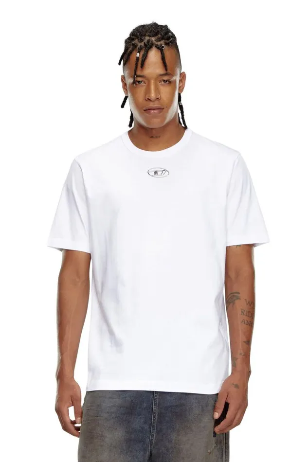 MenWomen Diesel TShirts and Polos TJUSTOD White