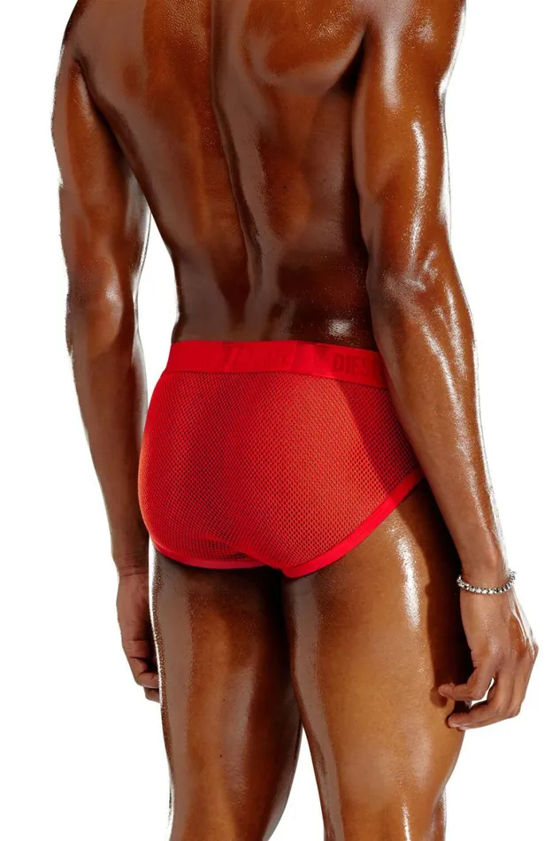 MenWomen Diesel Underwear STRINGANDLACEBRIEFS Red