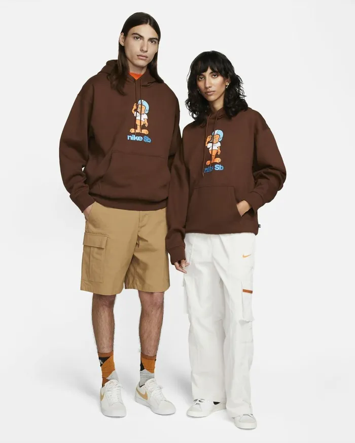 MenWomen Nike Hoodies And Sweatshirts SB Brown