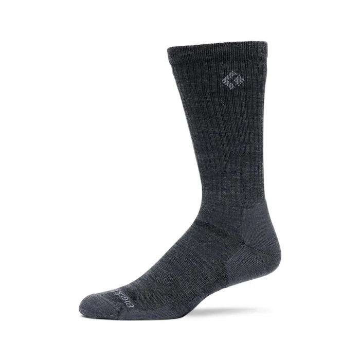 MenWomen Socks Black Diamond BD Light Crew Merino Sock Black Diamond Gear