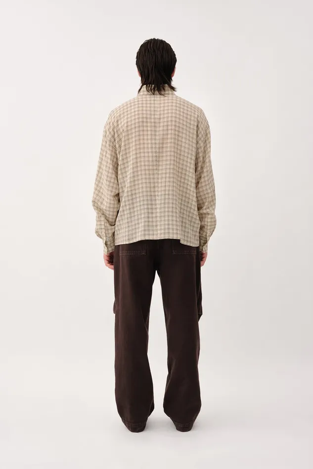 Men Wonhundred Maza White Check White Check Shirts