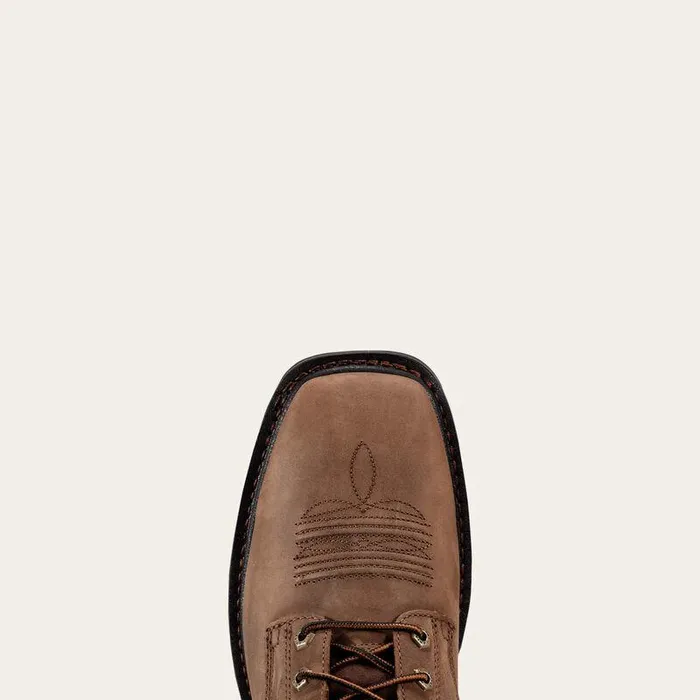 Men Work Boots Ariat Cascade 8quot Wide Square Toe Steel Toe Work Boot Alamo Brown Men Work Boots Ariat Cascade 8quot Wide Square Toe Steel Toe Work Boot Alamo Brown