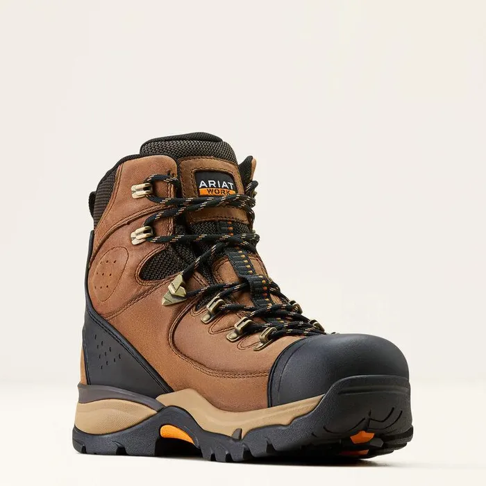 Men Work Boots Ariat Endeavor 6quot Waterproof Work Boot Dusted Brown