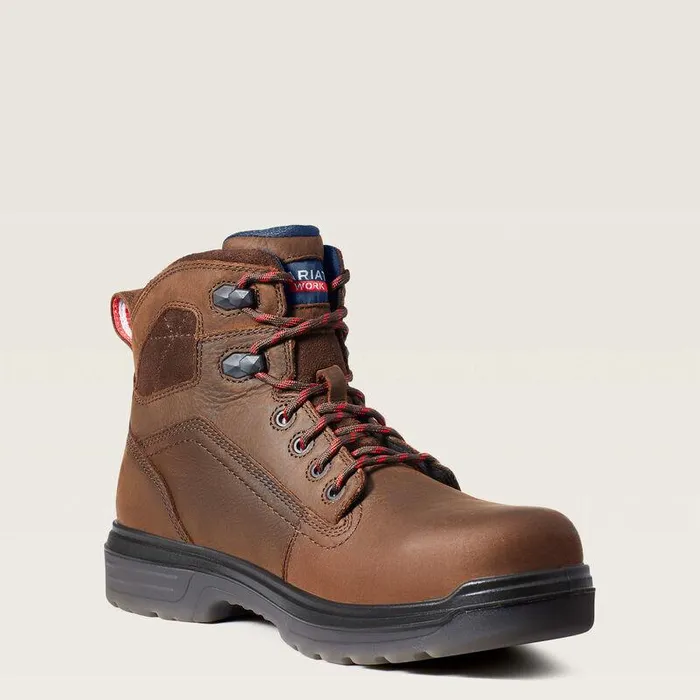 Men Work Boots Ariat Turbo 6quot USA Assembled Waterproof Carbon Toe Work Boot Rich Brown Men Work Boots Ariat Turbo 6quot USA Assembled Waterproof Carbon Toe Work Boot Rich Brown