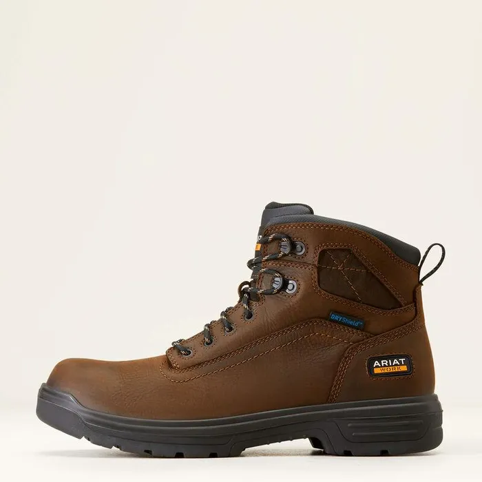 Men Work Boots Ariat Turbo 6quot Waterproof Work Boot Rich Brown Men Work Boots Ariat Turbo 6quot Waterproof Work Boot Rich Brown