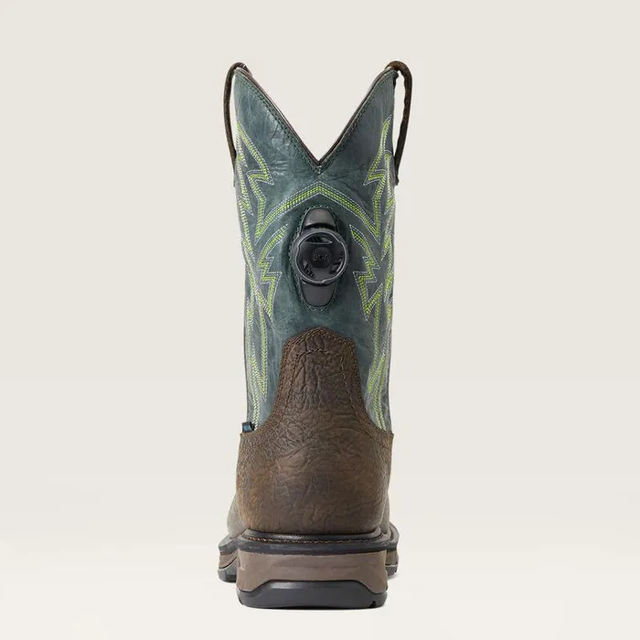 Men Work Boots Ariat WorkHog XT BOA Waterproof Carbon Toe Work Boot Bruin Brown Men Work Boots Ariat WorkHog XT BOA Waterproof Carbon Toe Work Boot Bruin Brown