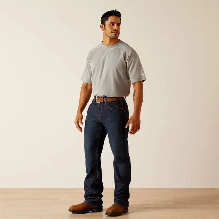 Men Workwear Ariat FR Baselayer TShirt Silver Fox Men Workwear Ariat FR Baselayer TShirt Silver Fox