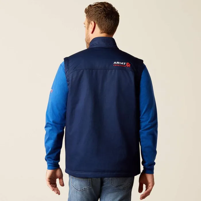 Men Workwear Ariat FR Basic Insulated Vest Navy Men Workwear Ariat FR Basic Insulated Vest Navy