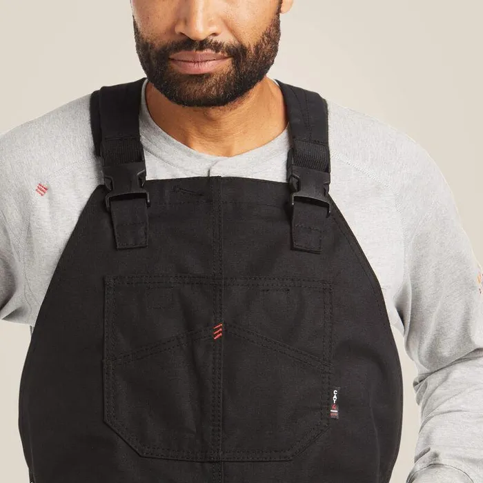 Men Workwear Ariat FR Insulated Overall 20 Bib Black Men Workwear Ariat FR Insulated Overall 20 Bib Black