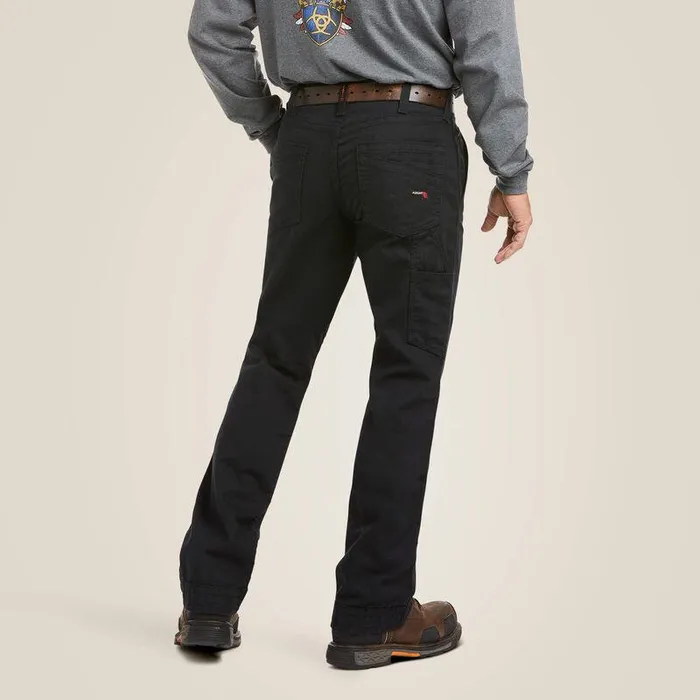 Men Workwear Ariat FR M4 Relaxed Workhorse Boot Cut Pant Black Men Workwear Ariat FR M4 Relaxed Workhorse Boot Cut Pant Black